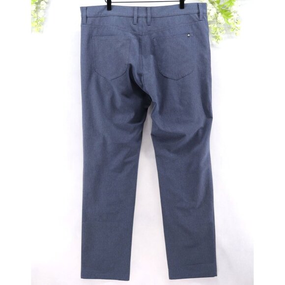 Travis Mathew Men's Golf Pants Flat Front Straight Leg Navy 38X33 - Picture 2 of 9